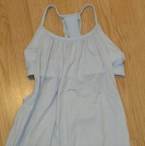 lululemon athletica Light Blue No Limits Tank Top